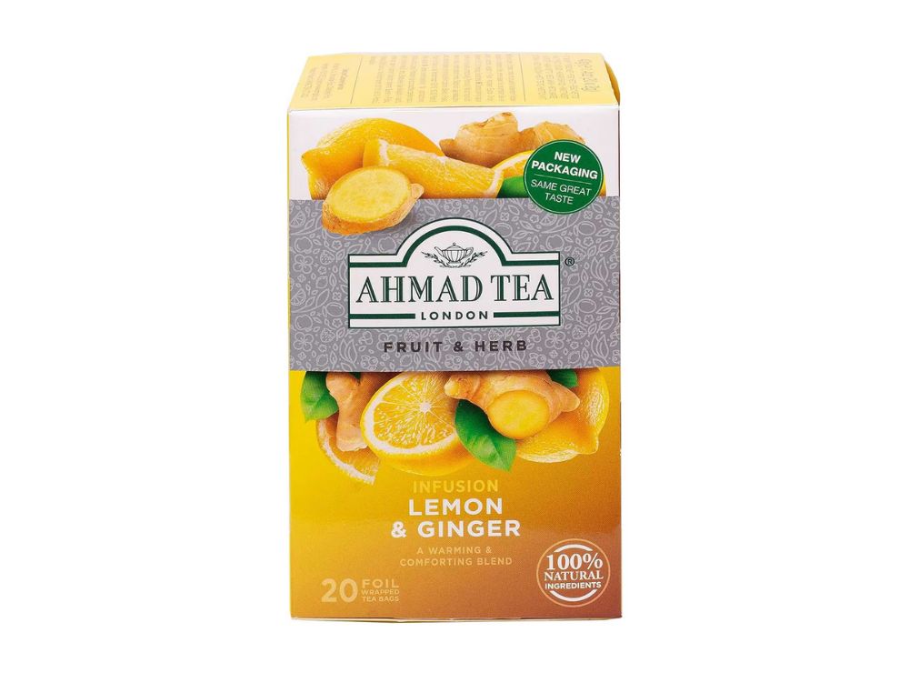 Ahmad Tea Lemon and Ginger Infusion 20 Bags