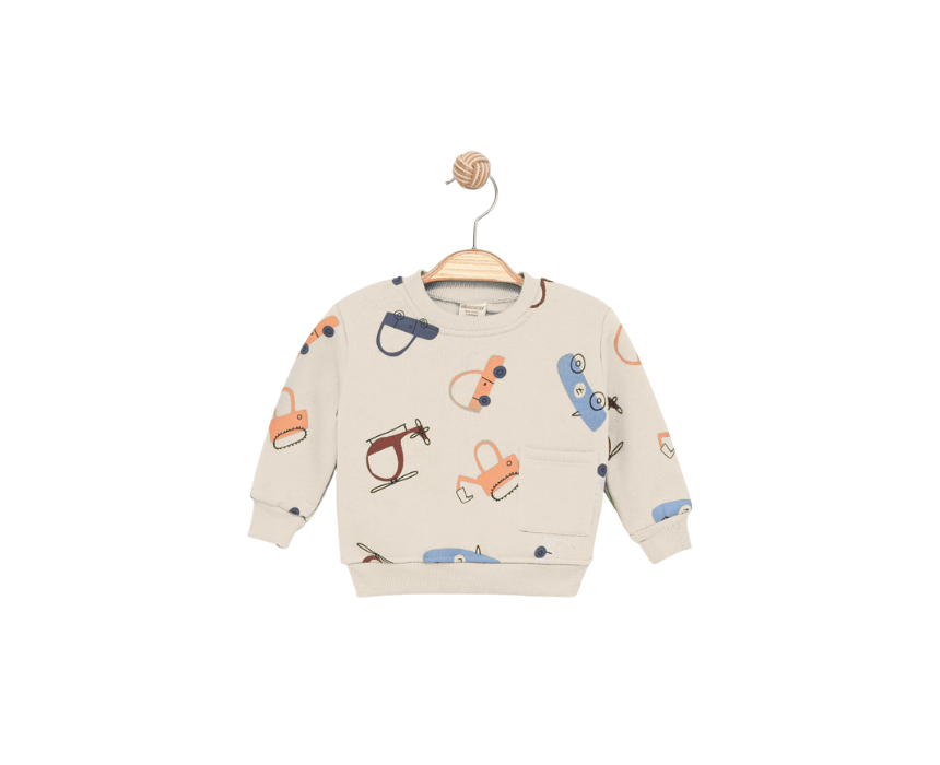 Printed Sweatshirt - Cars