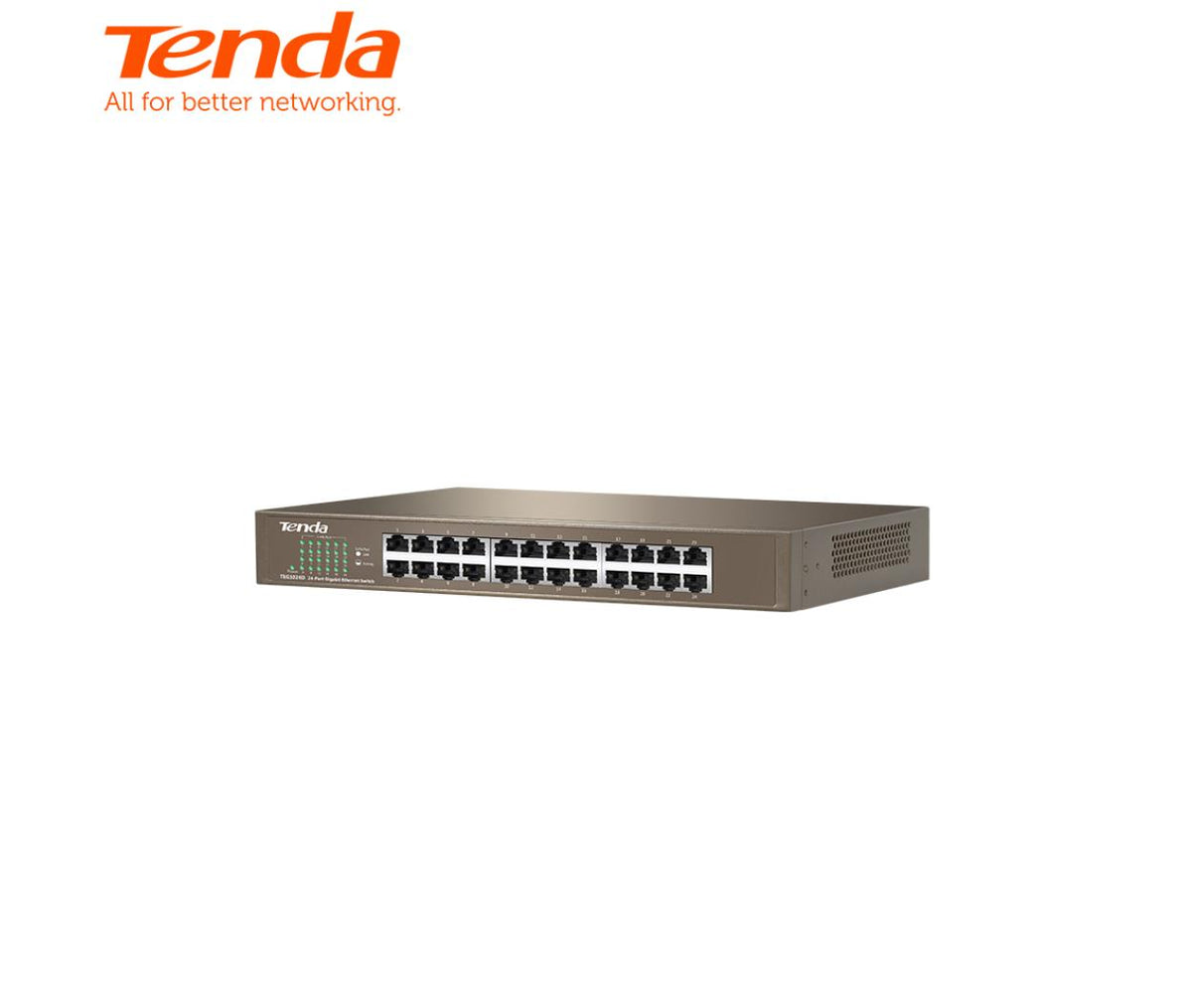 Network Switch Giga Hub 24-Port Unmanaged Tenda