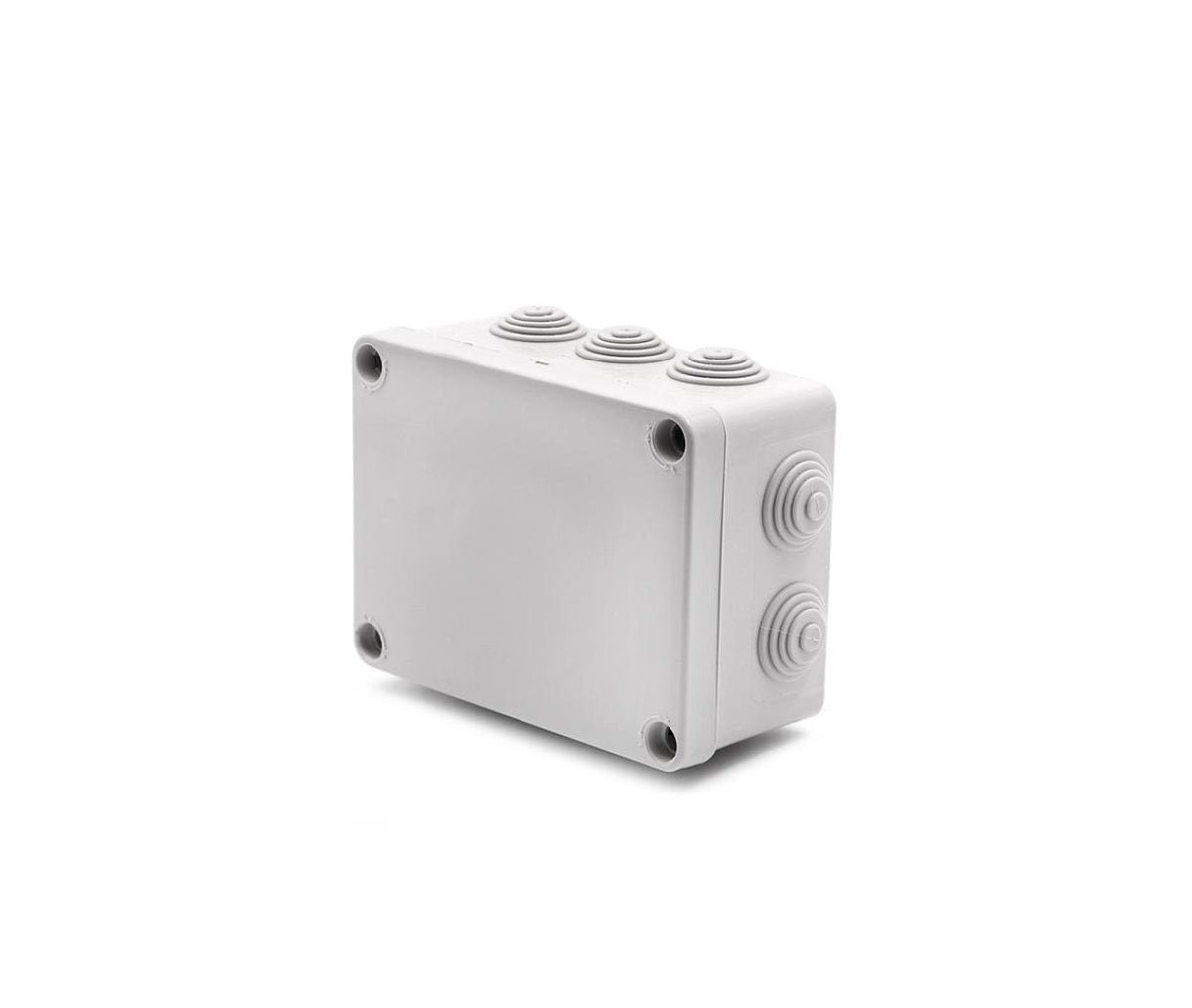 Electrical Junction Box - Waterproof - Square - 15x11x7 cm - White
