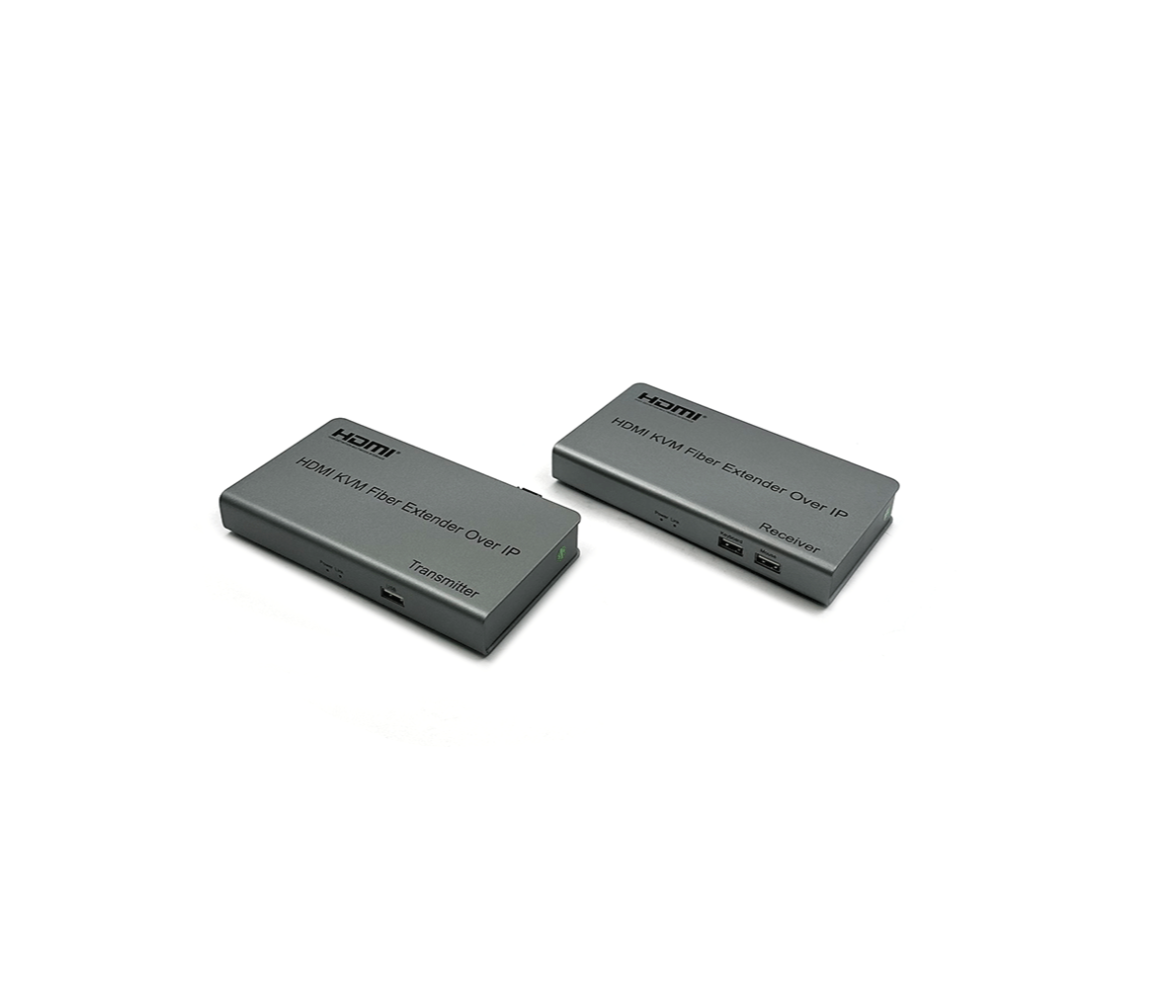 Extender KVM HDMI & USB Over Fiber 20KM