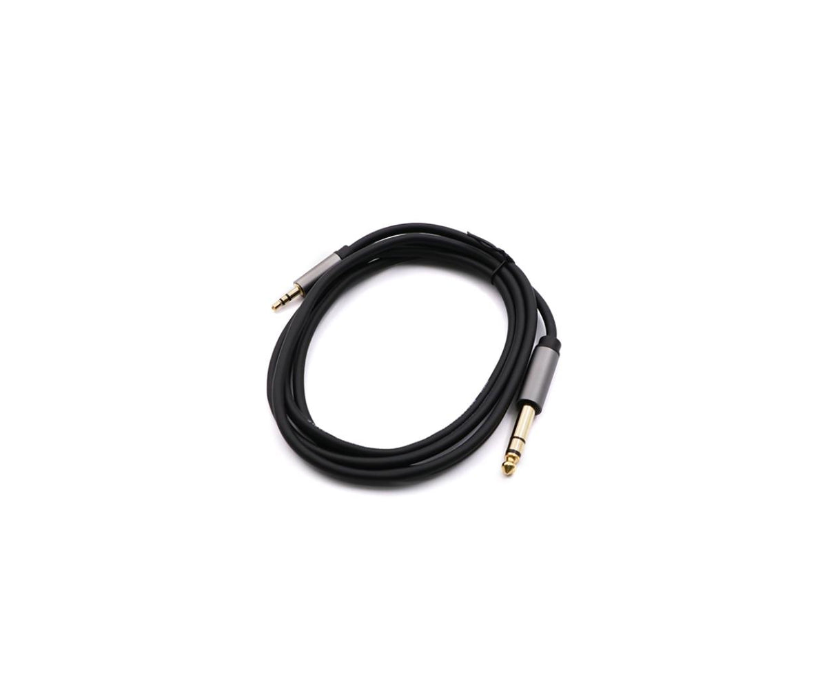 Audio Cable - Jack Stereo Male 6.3mm - Stereo Male 3.5mm - 1.5M