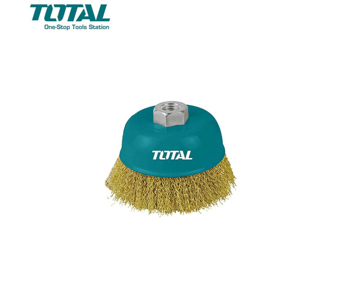 Total Drill Bit Wire Cup Brush 125mm