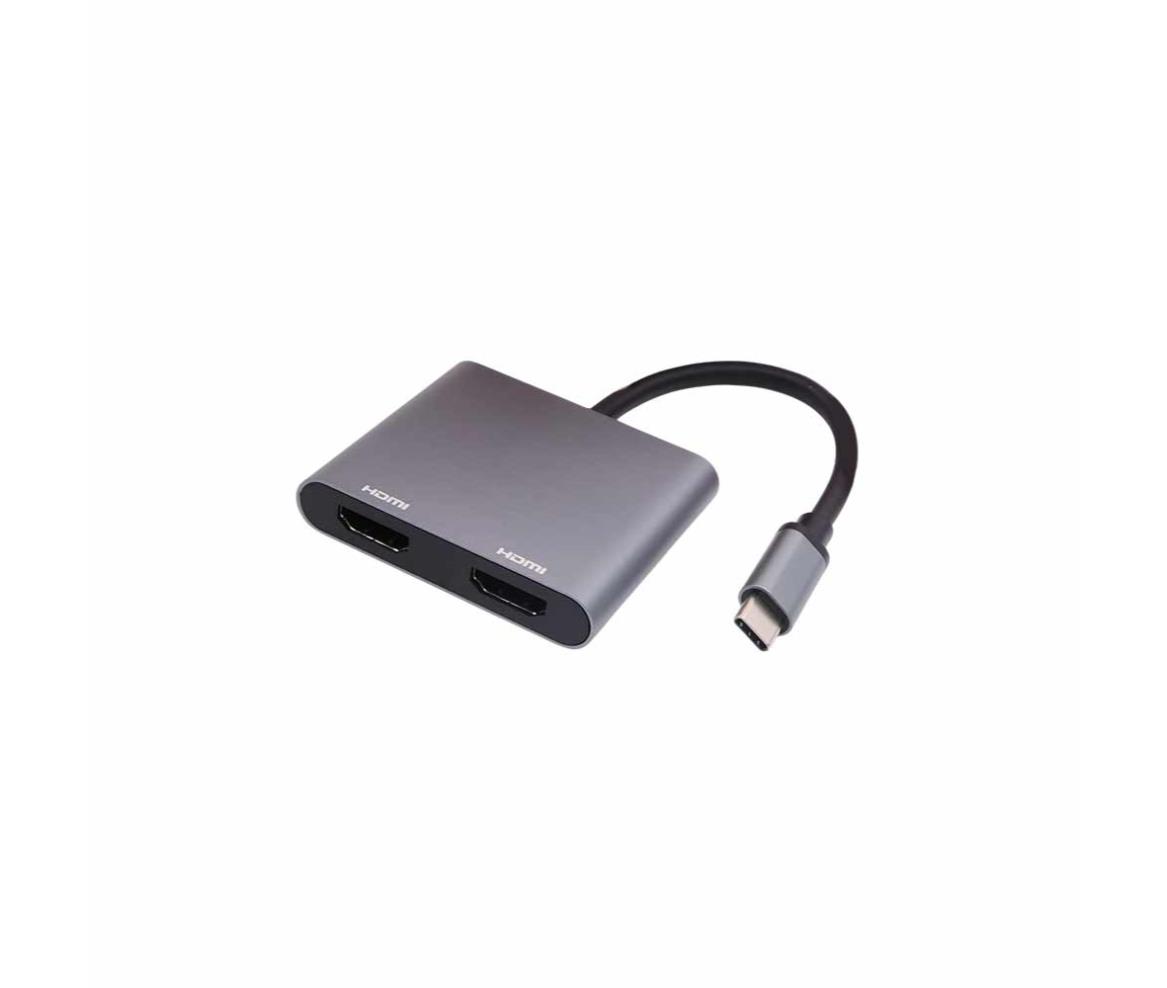 USB Converter USB-C - 2x HDMI 0.10M