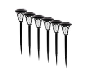 Moonrays Payton Solar Powered LED Spike Light Set 6 Pcs