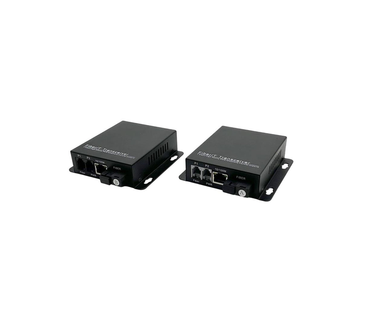 Media Converter Telephone 2-Port RJ-11 SC