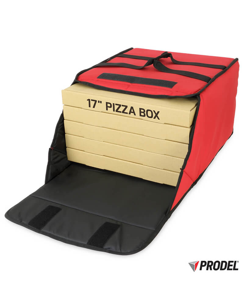 Pizza Delivery Bag Insulated Waterproof - DURA LIGHT 43-5 - Black