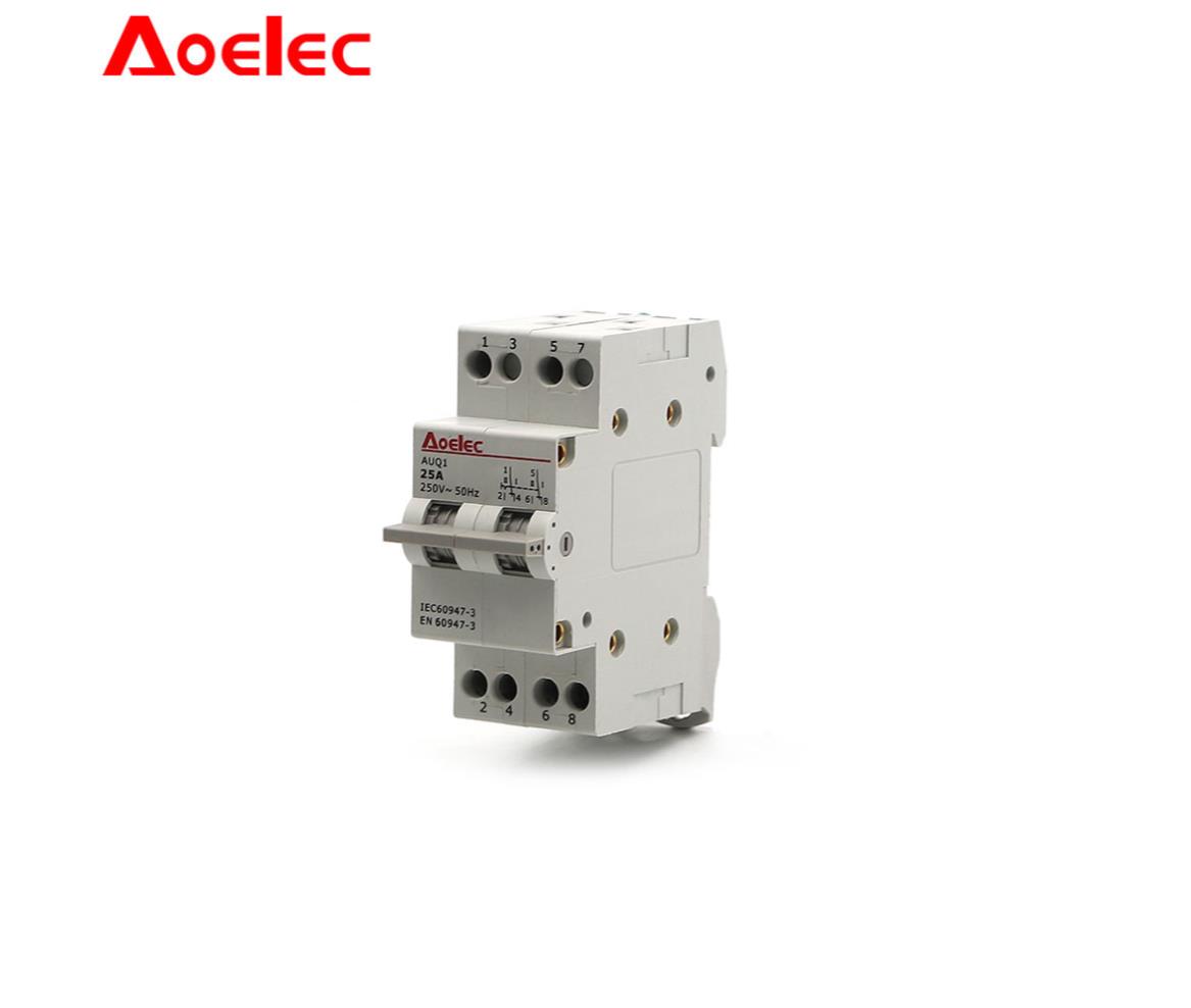 Breaker - Changeover Switch - 3 Position - 2-Pole - 25A - OELEC