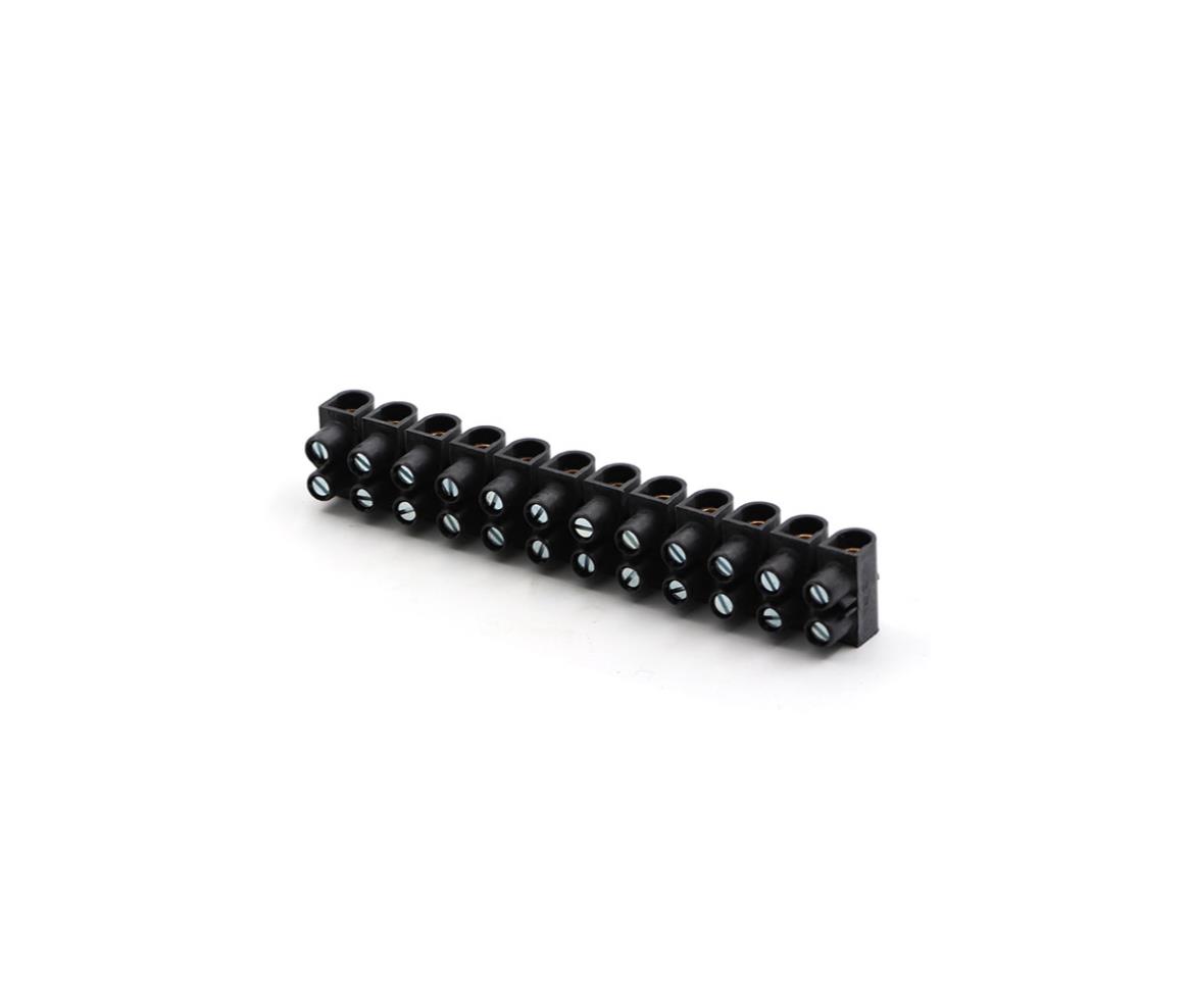Legrand Barrier Terminal Block 16mm 12-Way Black