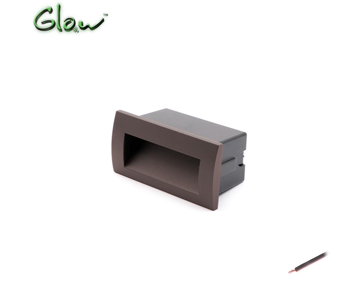 LED Light Basement Rectangle 220V 3W Warm White