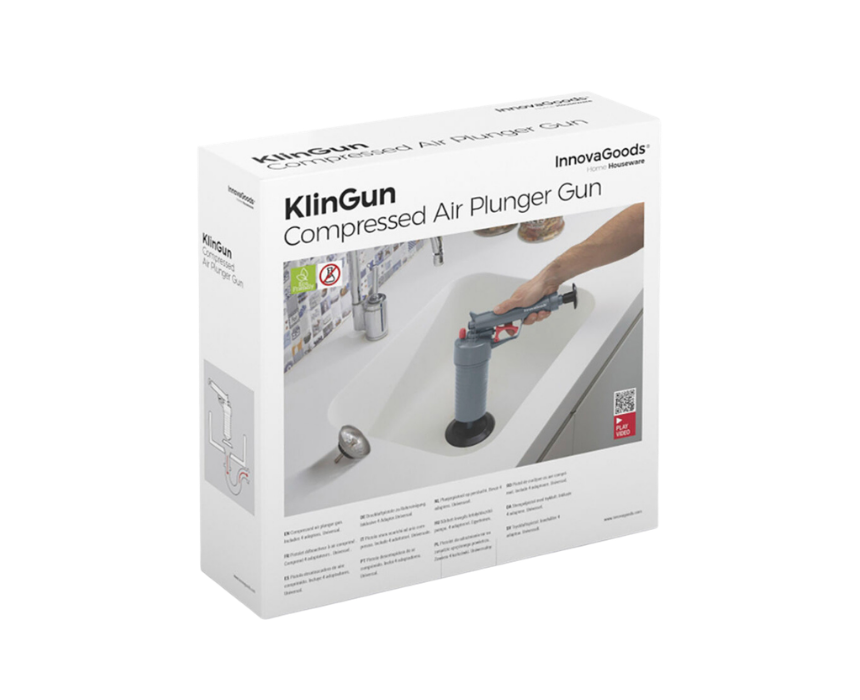 InnovaGoods Universal Compressed Air Unblocking Gun