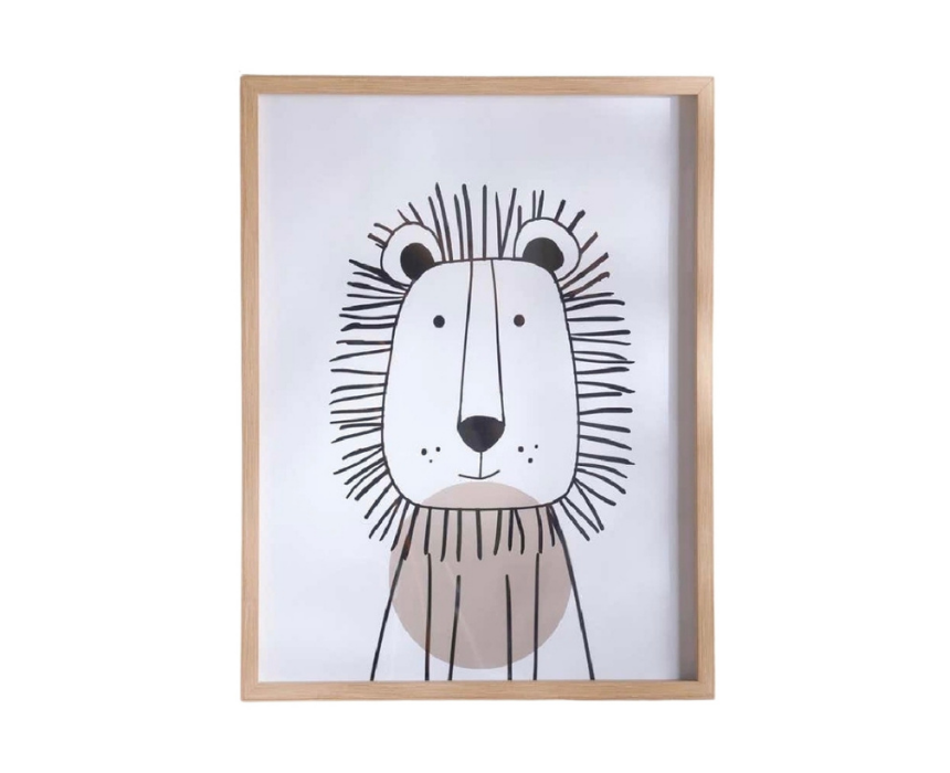 Lion Sketch Wall Art