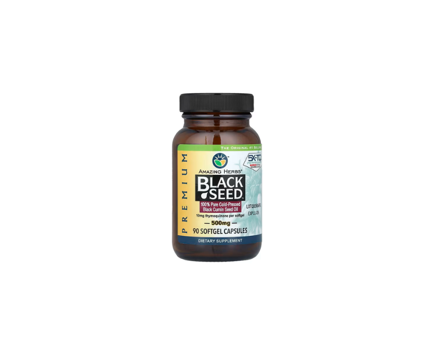 Amazing Herbs Black Seed 90 Softgel Capsules
