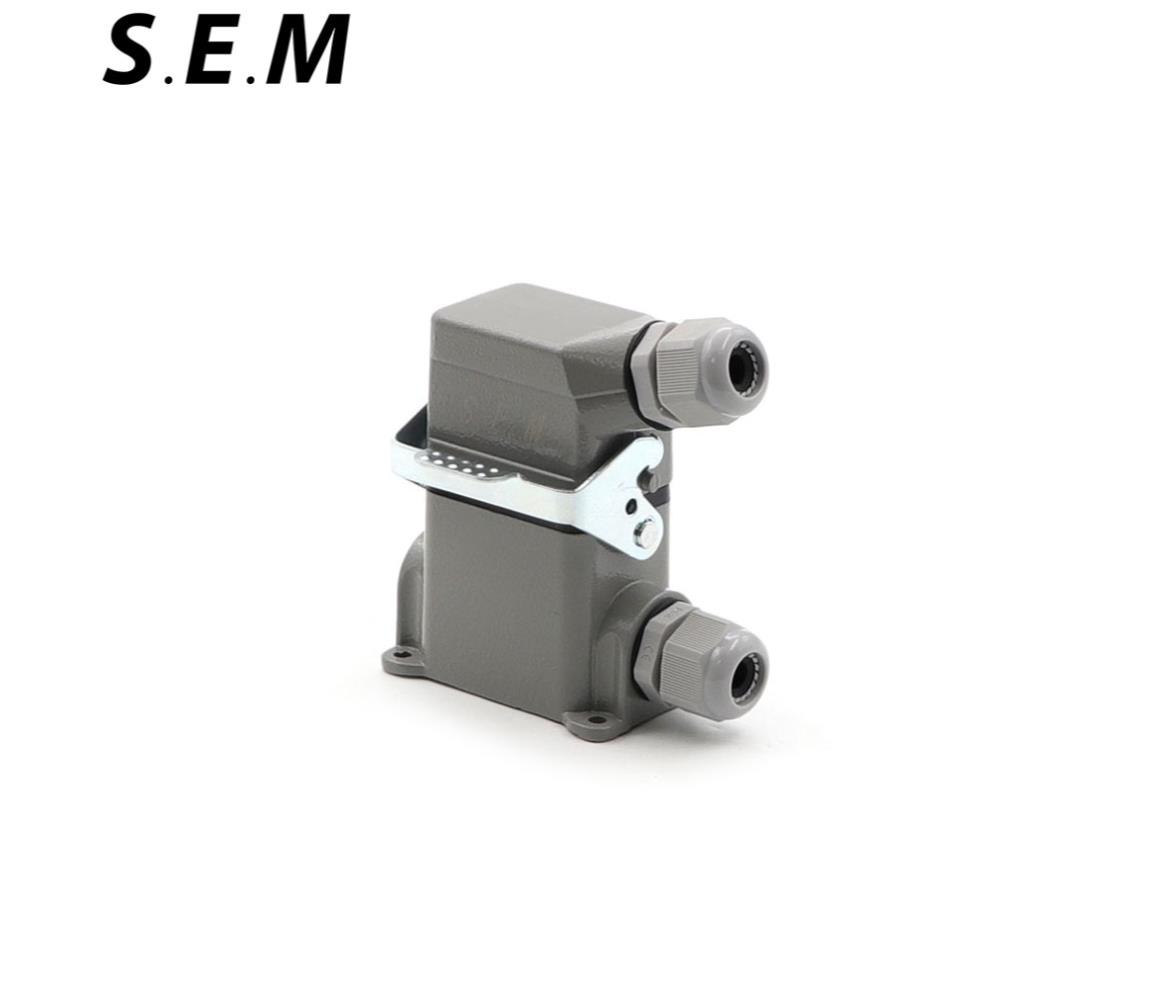 Connector Heavy Duty 6-Pin Lock IP65