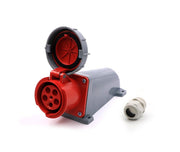 Industrial Plug - 3-Pole - Neutral & Earth - 63A