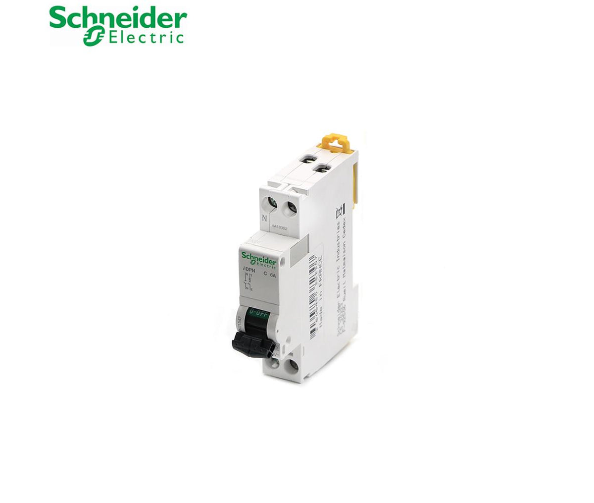 Breaker - MCB - 1-Pole +N - 6A - IDPN - Schneider