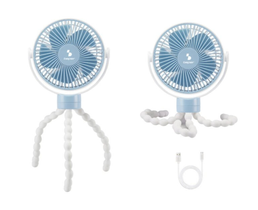 Beper Mini Rechargeable Tripod Fan