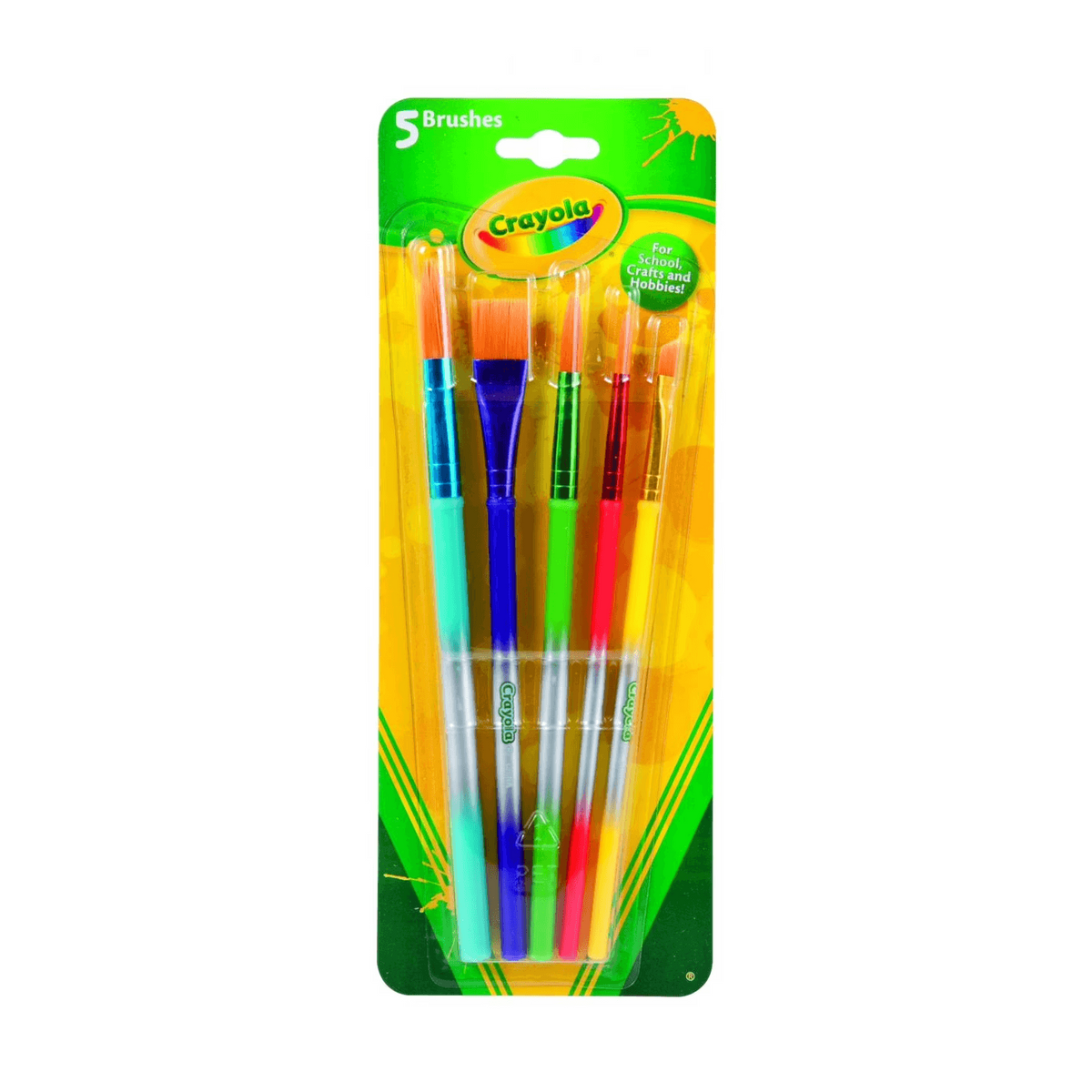 Crayola Assorted Paintbrushes, Set of 5 by Crayola