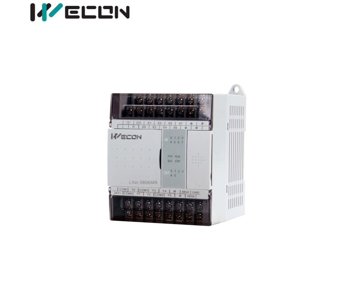 Wecon PLC - Main Unit - LX2E-0806MR-D2 - 24V - Relay Output