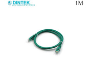 Dintek Patch Cord - CAT6 - UTP - 1M - Green
