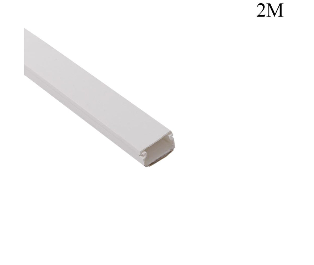 Adhesive Cable Trunk 20x10mm 2m White