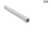 Closed Cable Trunk 25x25mm 2m White