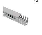 Slotted Cable Trunk 25x40mm 2m Gray