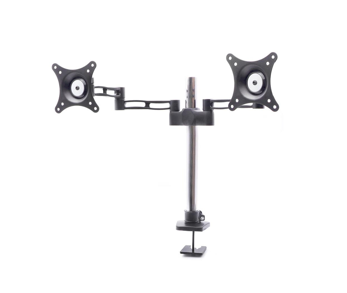Bracket LCD - Beside Clip - Swivel Dual Arm - 10"~32"