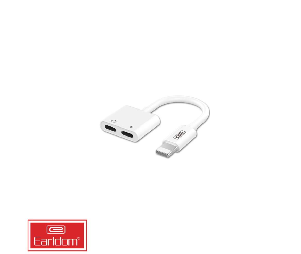 Mobile Adapter Lightning - 2x Lightning Port Earldom ЕТ-ОТ33
