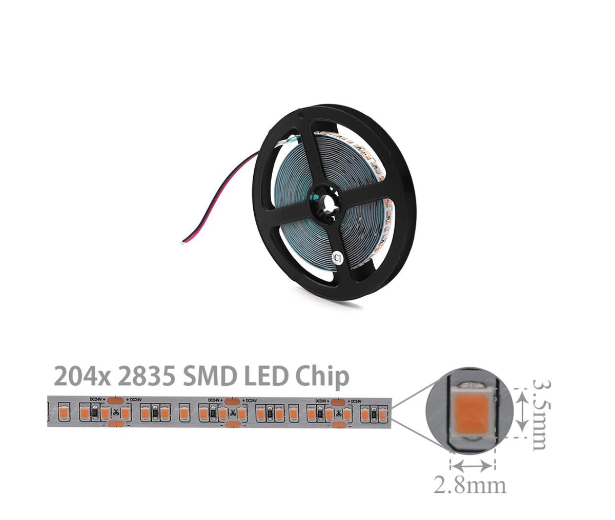 LED Strip Indoor 12V DC 80W 2835 Warm White 5M