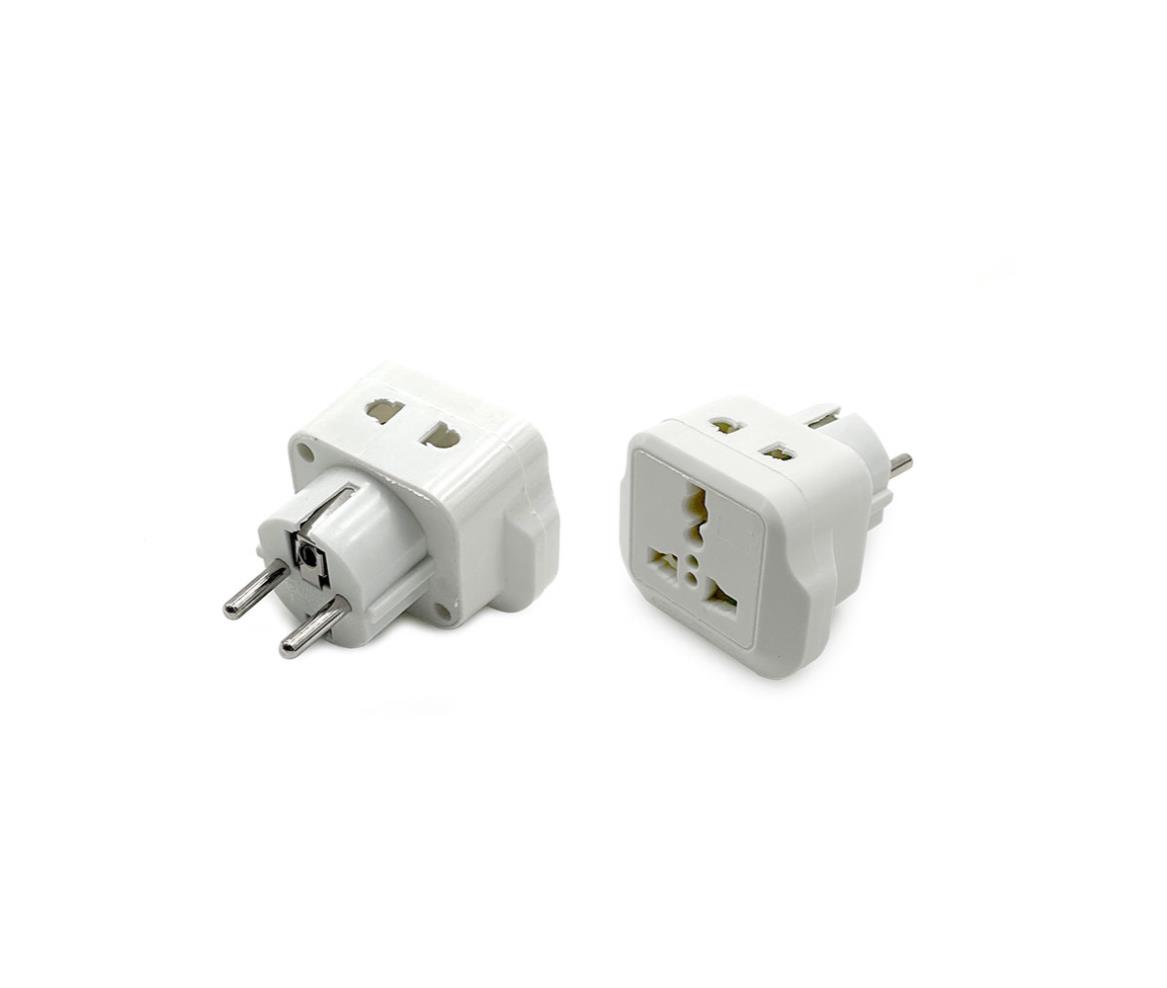 Travel Plug Adapter - EU - Schuko - 10A