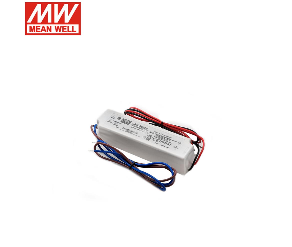 Mean Well SMPS Power Supply Waterproof 24V 35W 1.5A