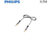 Philips Audio Cable Jack Stereo 3.5mm Male to Male 0.5m