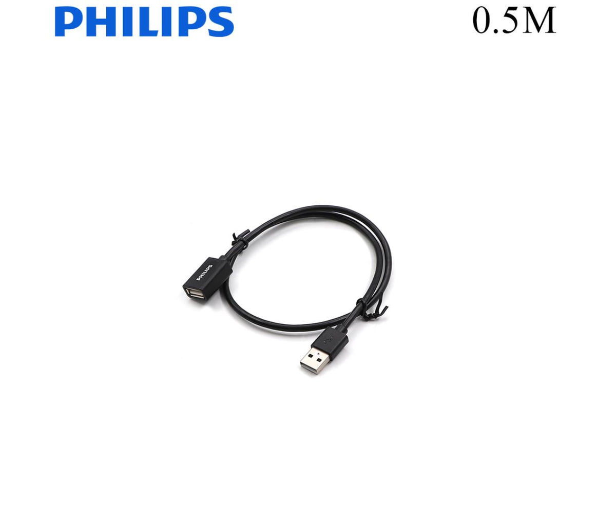 Data Cable USB 2.0 A Male - A Female 0.5M Philips