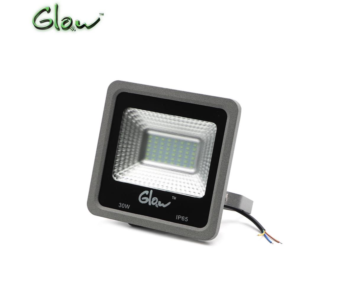 LED Floodlight - 220V AC - 30W - Green - Glow