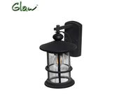 Exterior LED Light - Facing Down Wall Mount - E27 - Black - OW69 - Glow