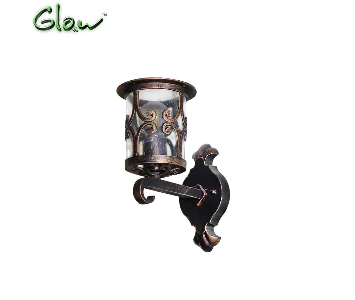 Exterior LED Light - Facing Down Wall Mount - E27 - Bronze - OW87 - Glow