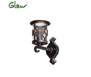 Exterior LED Light - Facing Down Wall Mount - E27 - Bronze - OW87 - Glow