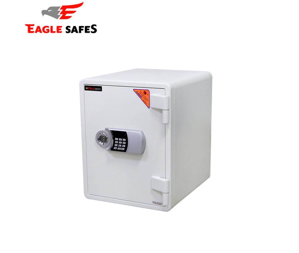 Safe Box - Electronic key - Fire Resist - 520x410x480mm - 57 kg - White