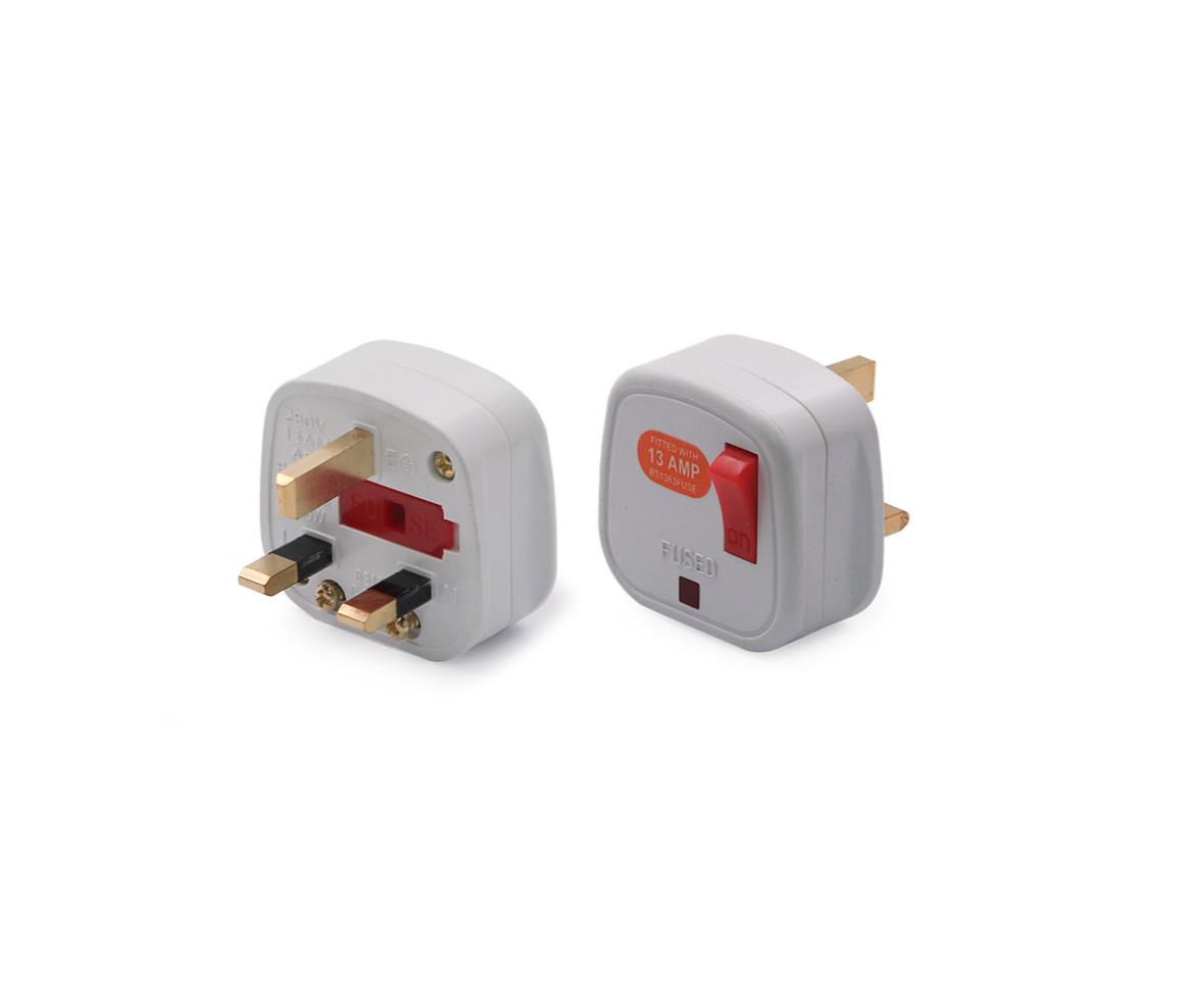 Electric Plug - UK - Male - Switch - 13A