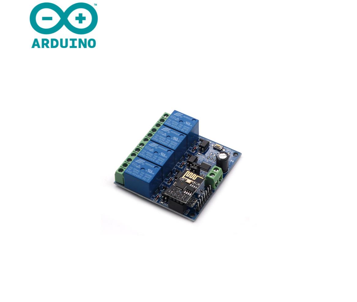 Wi-Fi Kit ESP01-8266 Relay 4-Channel