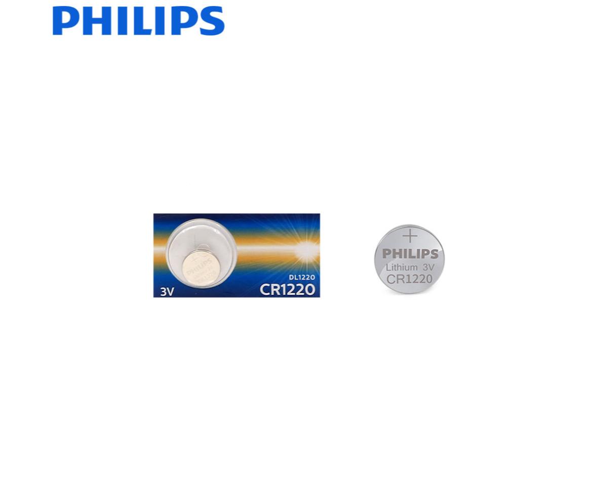 Philips CR1220 Lithium Coin Battery 3V