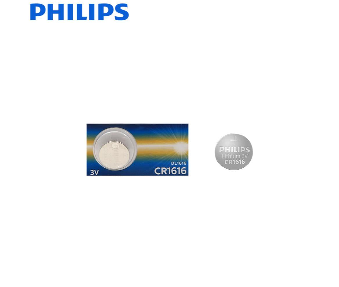 Philips Lithium Coin Battery CR1616 3V 55mAh