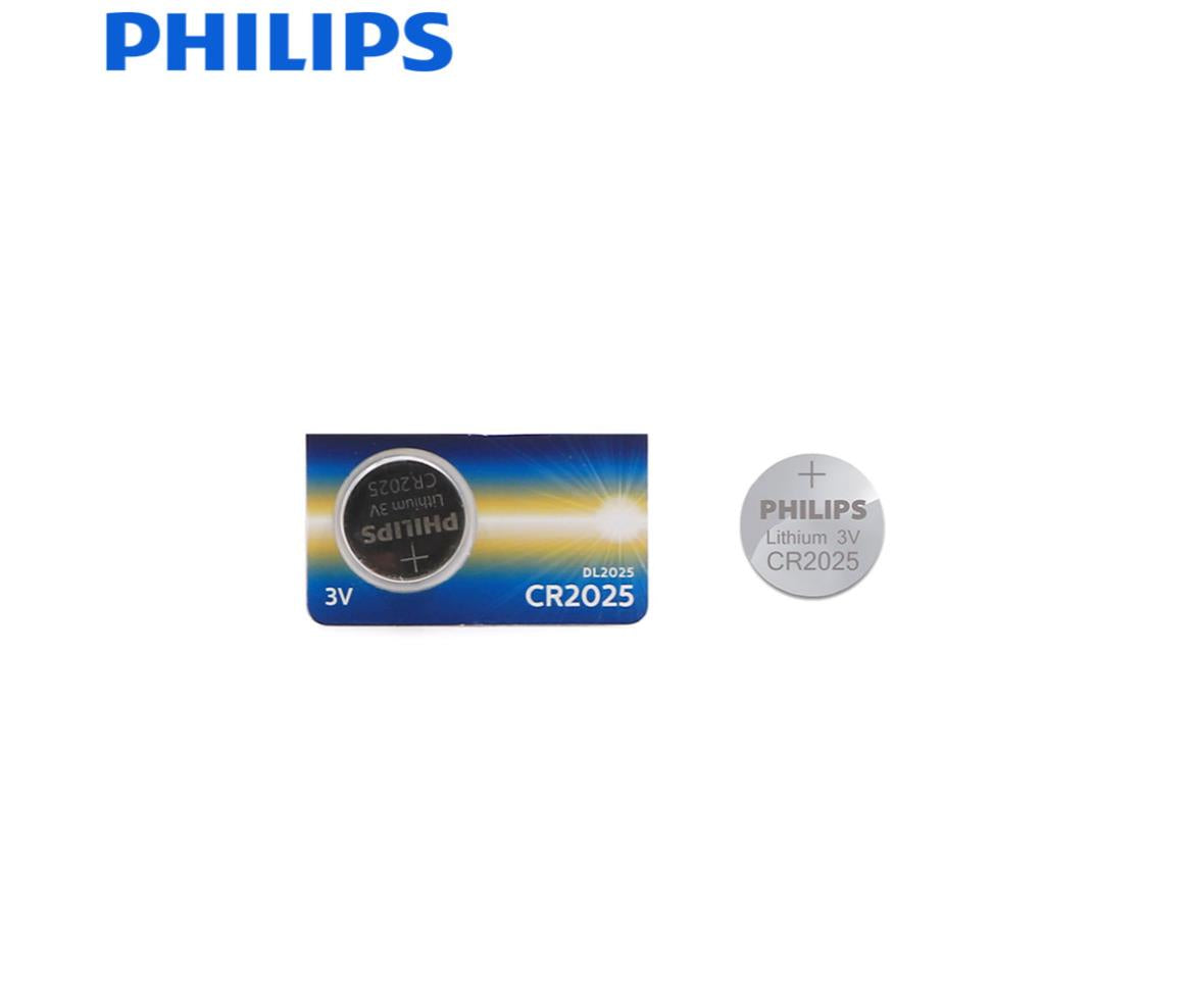 Philips Lithium Coin Battery CR2025 3V 170mAh