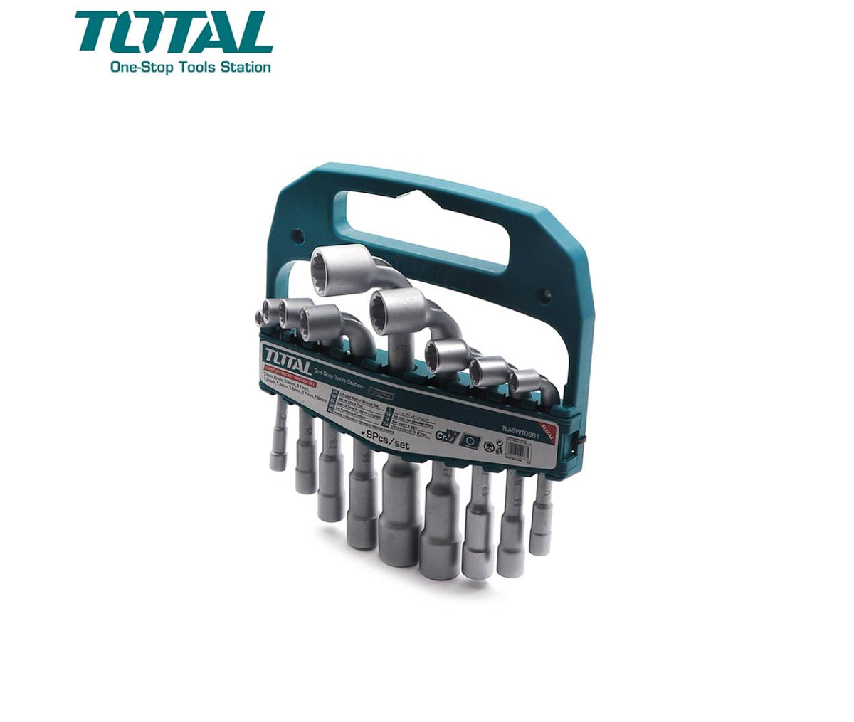 Total L-Angled Socket Wrench Set 9pcs