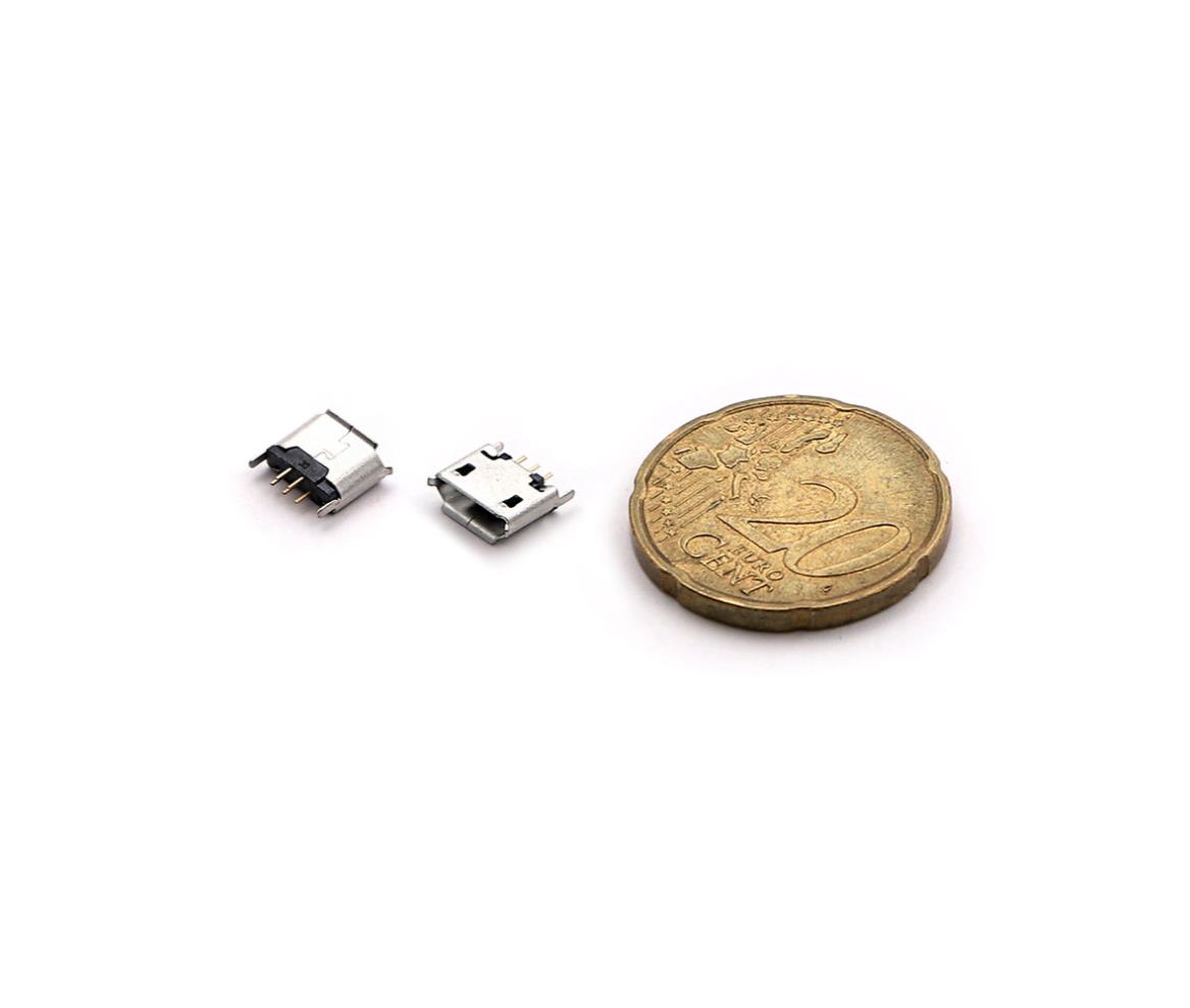 Connector USB Micro PCB Mount Vertical
