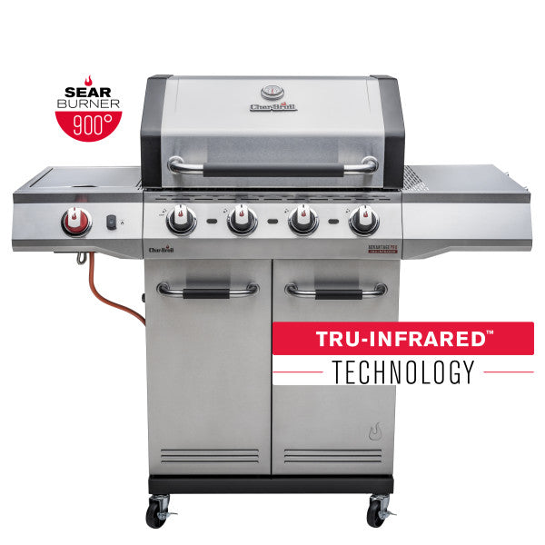 Charbroil Advantage Pro 4 Burner + Side Burner Stainless Steel Gas Grill TRU Outdoor Barbque Charbroil Advantage Pro 4 Burner + Side Burner Stainless Steel Gas Grill TRU Charbroil Advantage Pro 4 Burner + Side Burner Stainless Steel Gas Grill TRU CharBroil