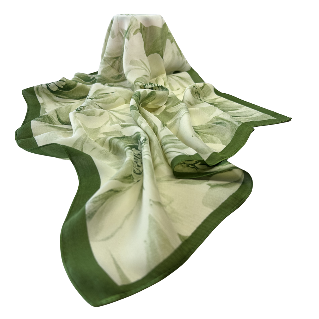 Les Roses d’Azur Scarf - Essence Verte