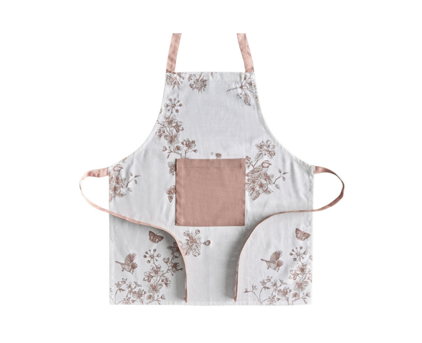 Heritage Apron Floral Cotton