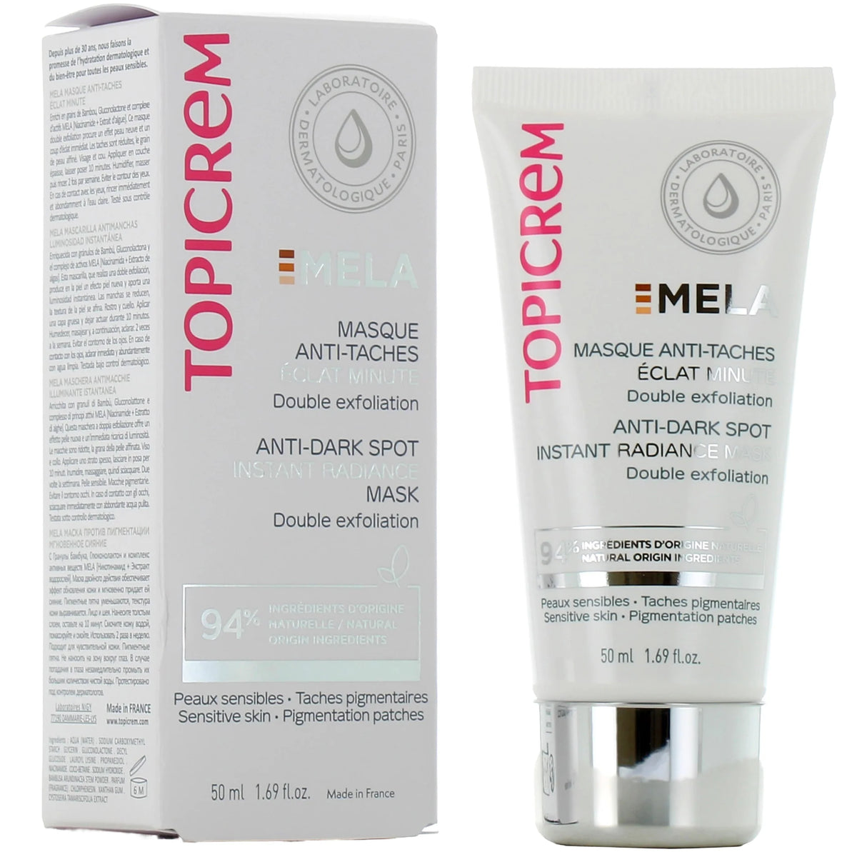 Topicrem Mela Anti-Dark Spot Instant Radiance Mask